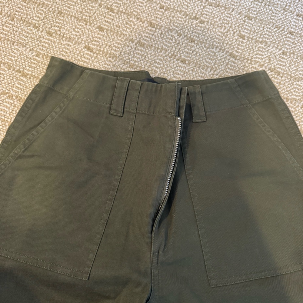 Jenni Kayne Relaxed Olive Green Army Pant | Size 4 - Picture 7 of 9